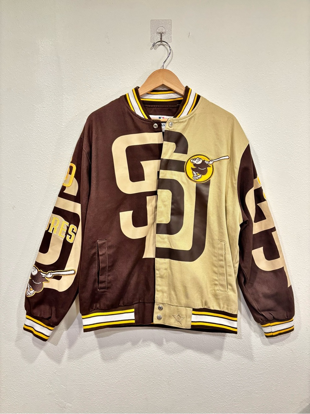 genuine merchandise — san diego padres varsity jacket